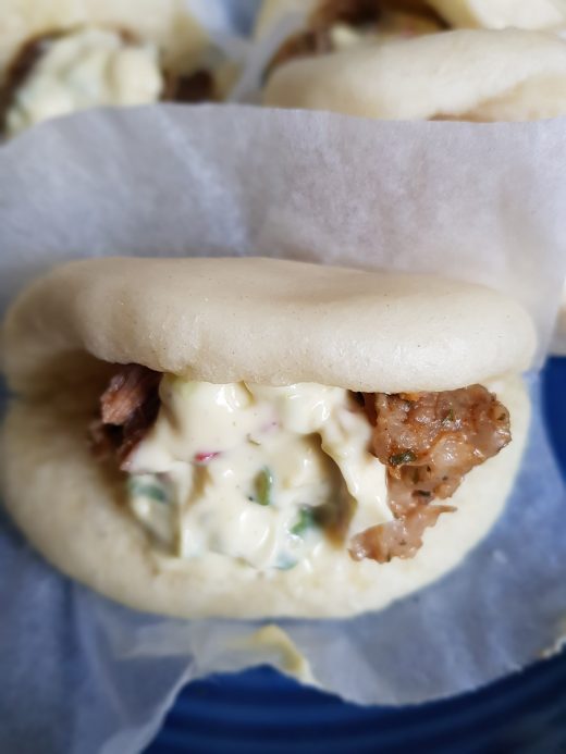 Bułeczki bao z pulled pork